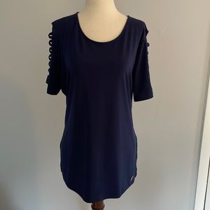 Michael Kors navy top size L